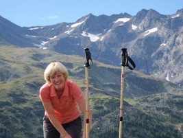 Raphaela Andexer beim Bergsteigen